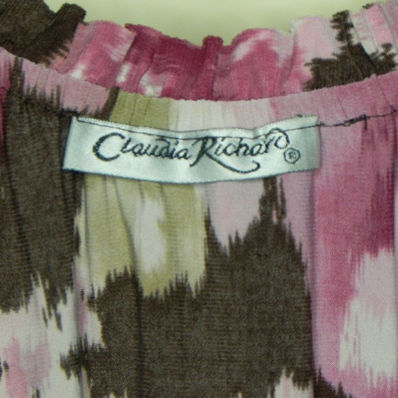 Claudia Richard Peasant Top Blouse - Picture 6 of 7